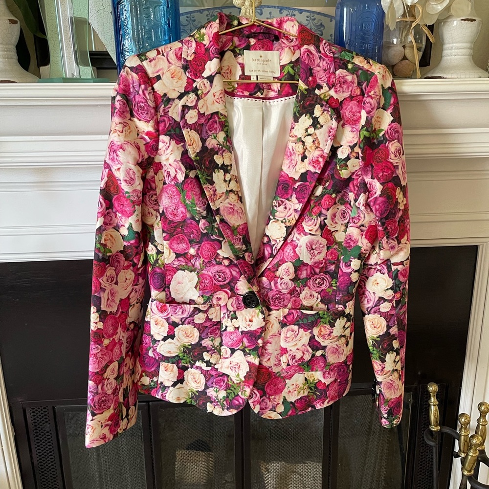 Kate Spade Millie floral blazer